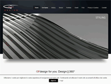 Tablet Screenshot of gfdesign.it